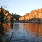 Auch schön: Sonnenuntergang am Wasserfall