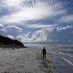Einsamer Strand.