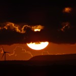 Sonnenaufgang über Rügen.