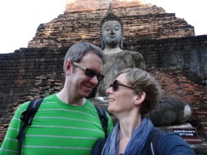 ...und noch ein Selfie mit dem Buddha.