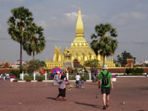 Nationalsymbol von Laos: die Stupa „That Luang“
